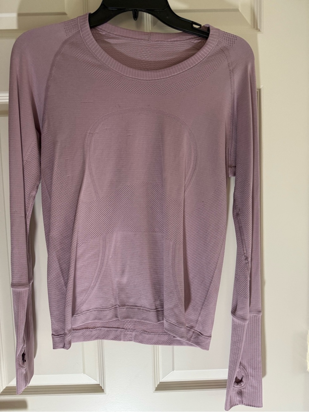 lululemon athletica Lavender Seamless Long-Sleeve Top